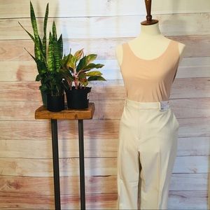 Uniqlo EZ Ankle Pants in Off White